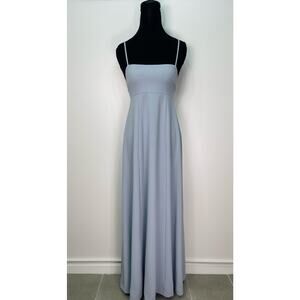 Show Me Your Mumu Dusty Blue Floor Length Maxi Dress Size XS